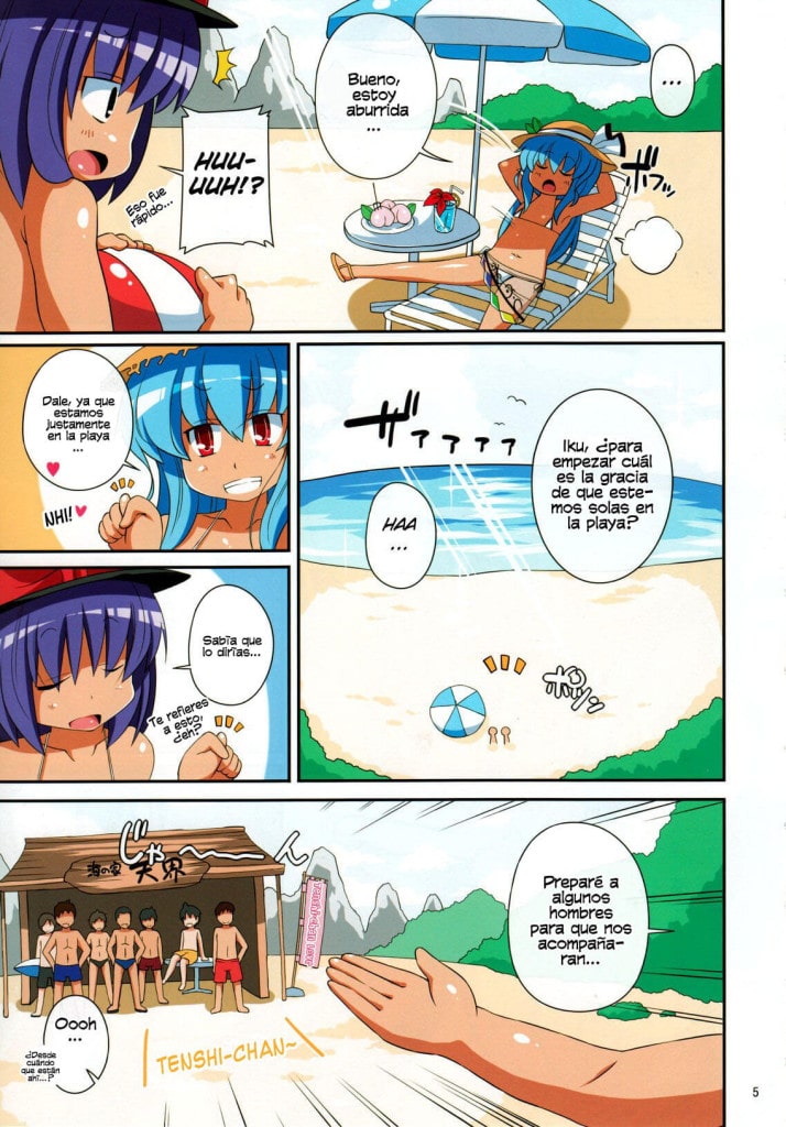 el paraíso de la playa (comic porno) 03