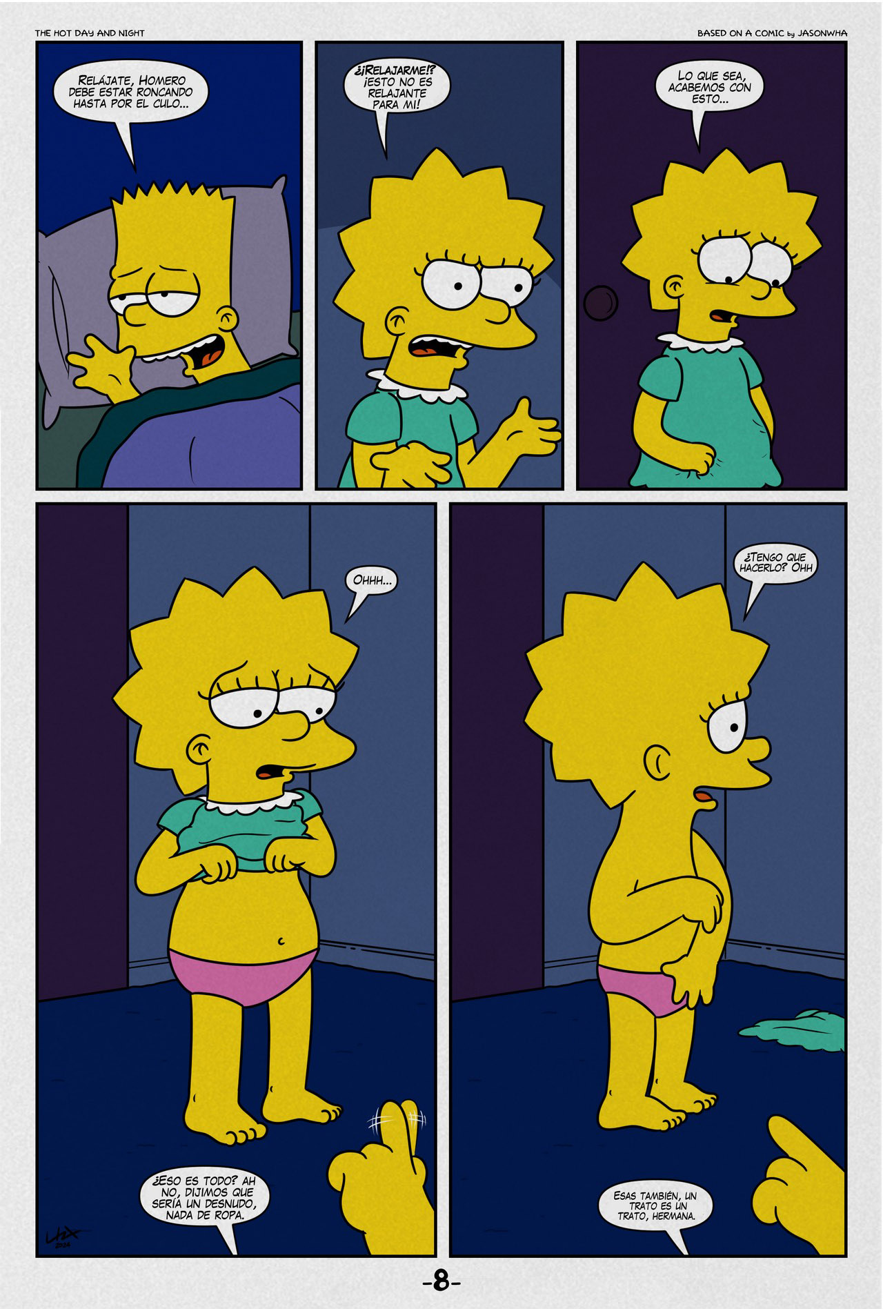 [Jasonwha] The HOT DAY and NIGHT (Los Simpson)