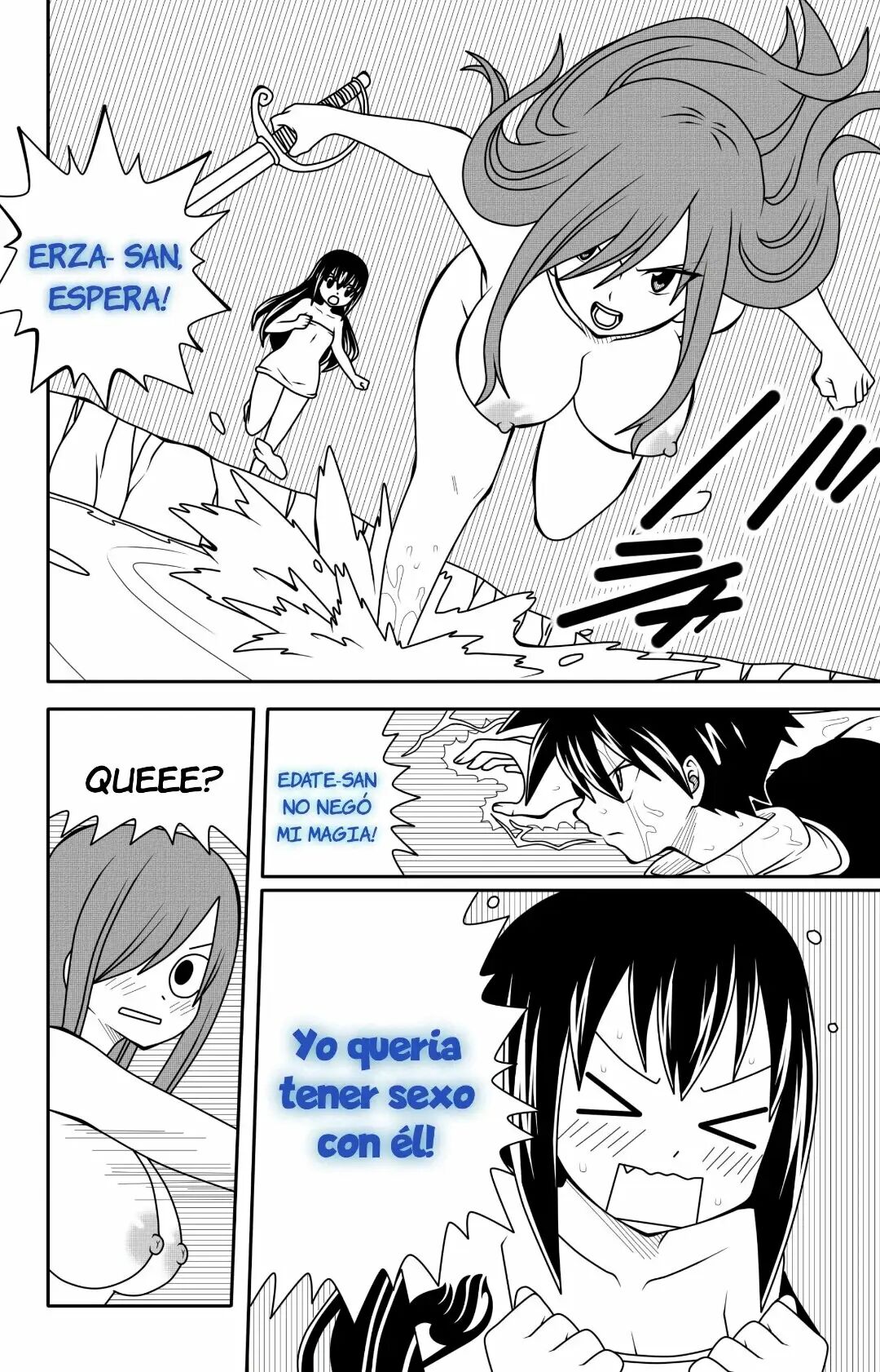 [DMAYaichi] Fairy Tail H Quest #5 – Edate vs Erza (Hentai Anime)