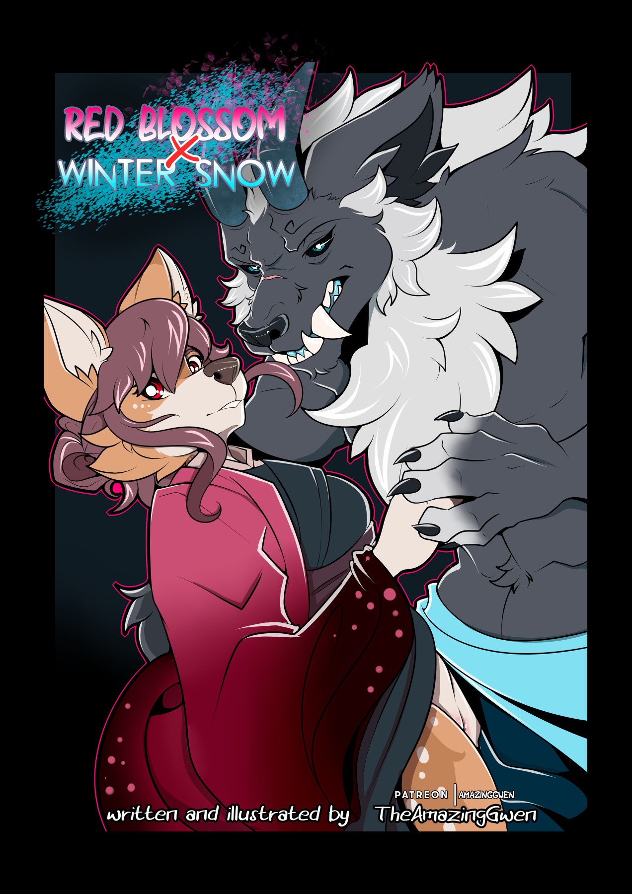 [Amazinggwen] Flor Roja y Nieve Invernal