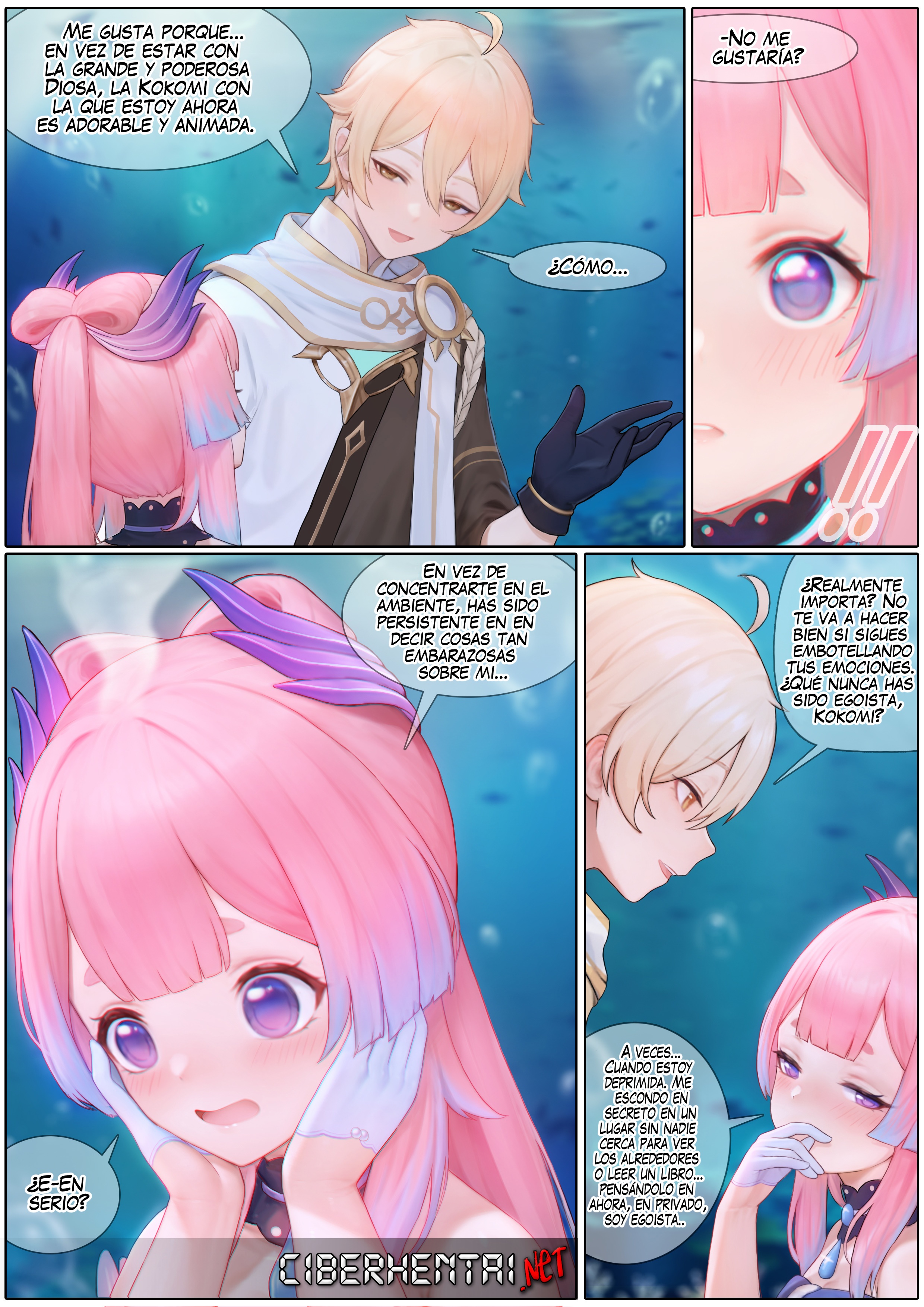 [Reikoku na Haizara] Flustered Kokomi (Genshin Impact)