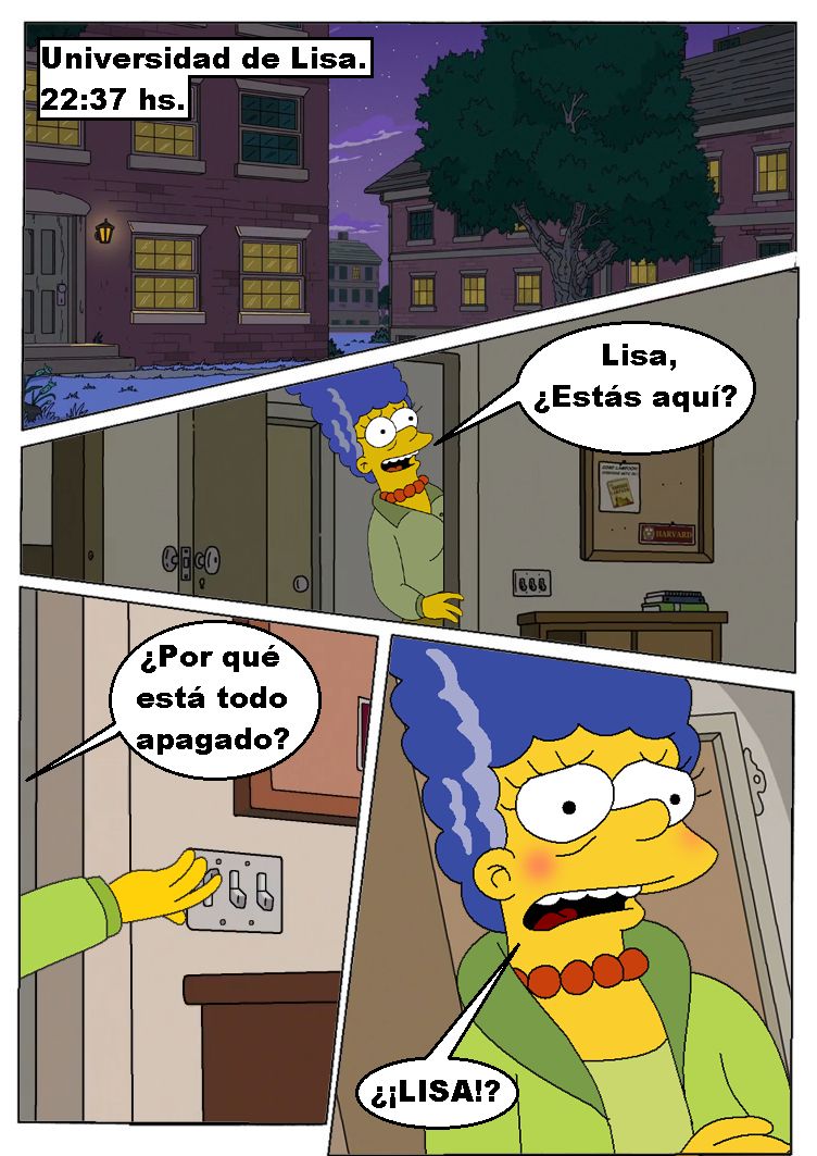 [Derman23] Comic xxx de "Los Simpsons" - Lisa en la universidad
