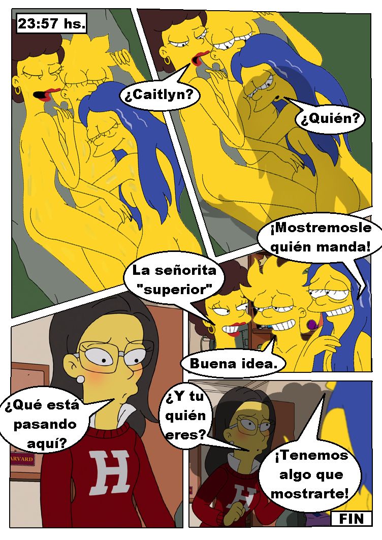 [Derman23] Comic xxx de "Los Simpsons" - Lisa en la universidad