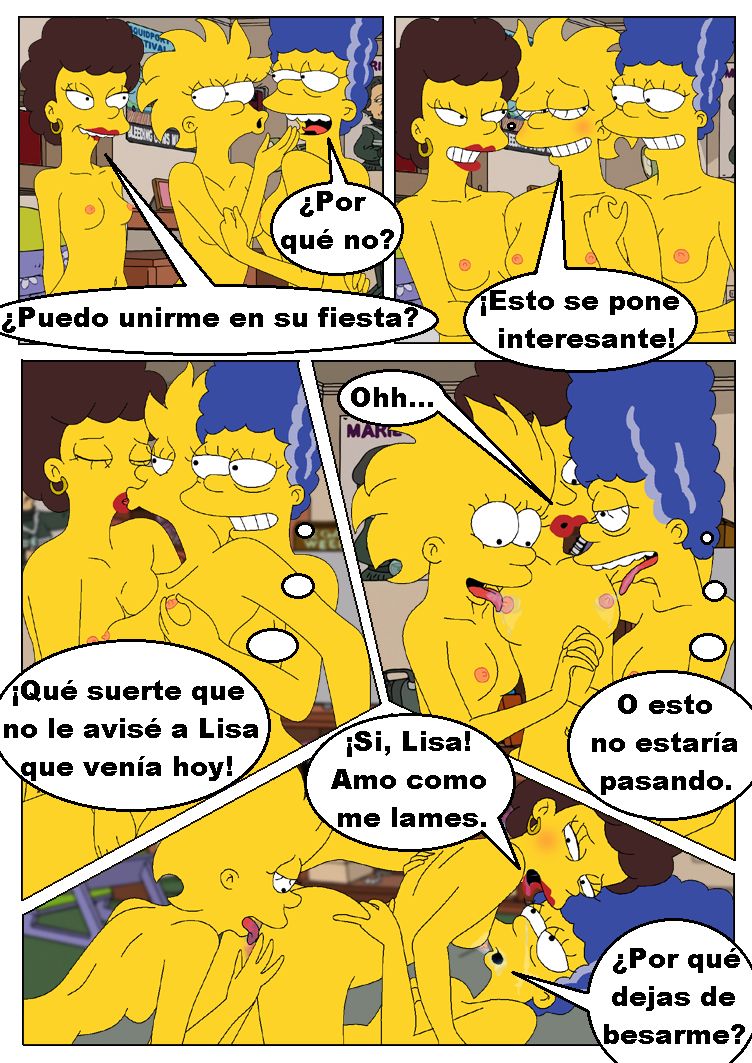 [Derman23] Comic xxx de "Los Simpsons" - Lisa en la universidad
