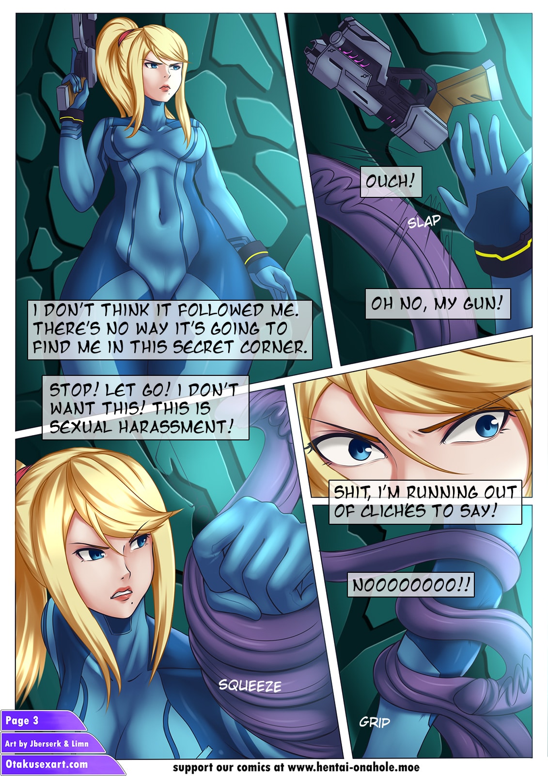 [Limn] Samus Aran's Alien Impregnation Creampie Fucktime