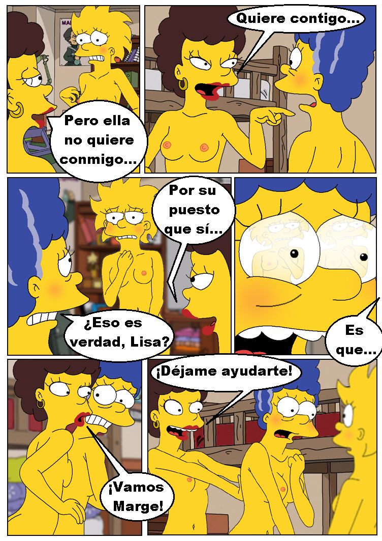[Derman23] Comic xxx de "Los Simpsons" - Lisa en la universidad