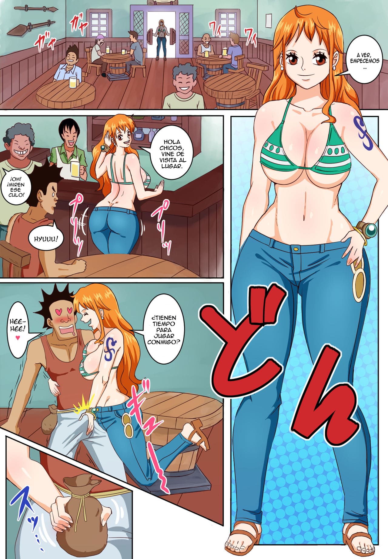 [PinkPawg] One Piece_ Pirate Girls at the Bar