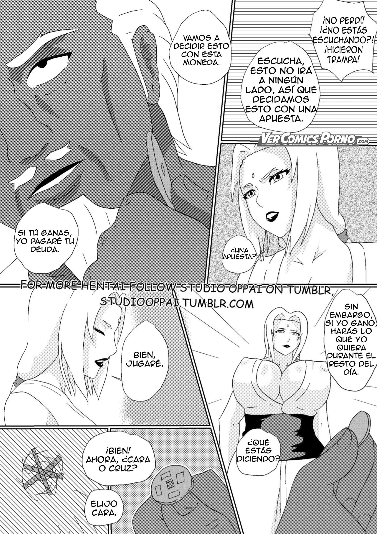 [studio oppai] tsunades lost bet