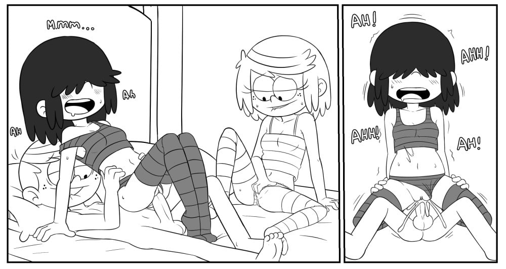 [RedKazE] - Lincoln x Lucy x Lupa - (Loud House)