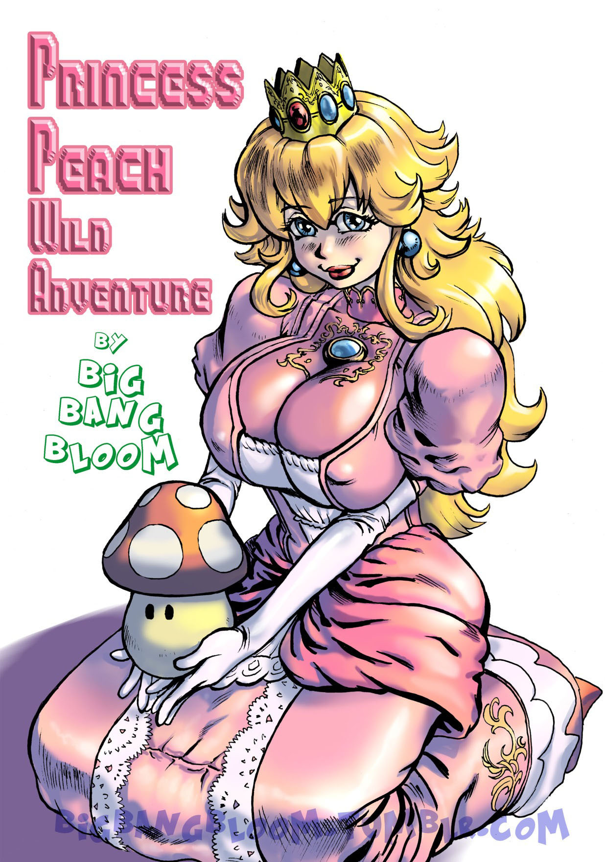 [BigBangBloom] Princess Peach- Wild Adventure (Comics Porn)