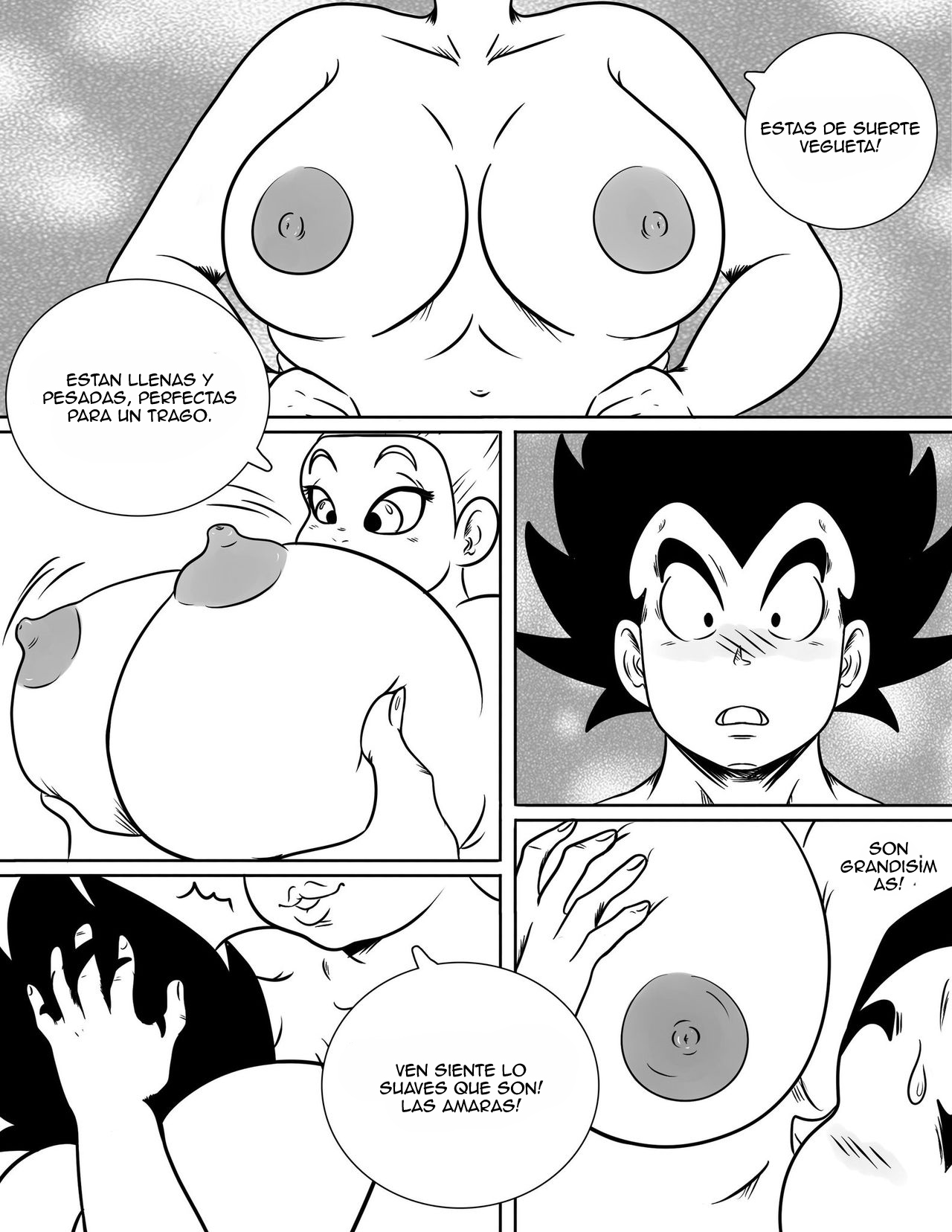 [Ukevegeta13] Enjoying Bonyu Boobies (Dragon Ball Z)