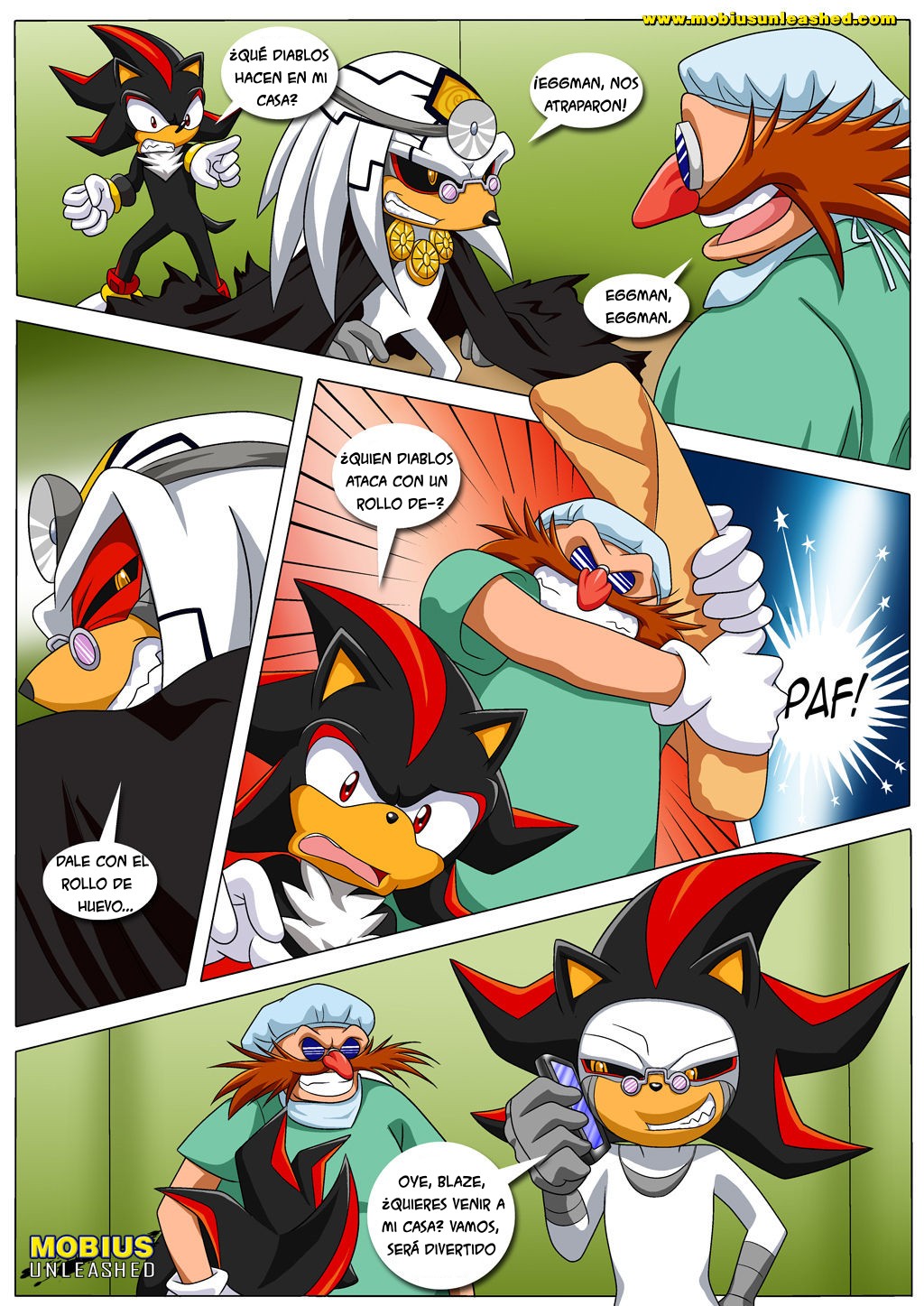 [Palcomix] Warn Bed Sheets (Sonic Porn)