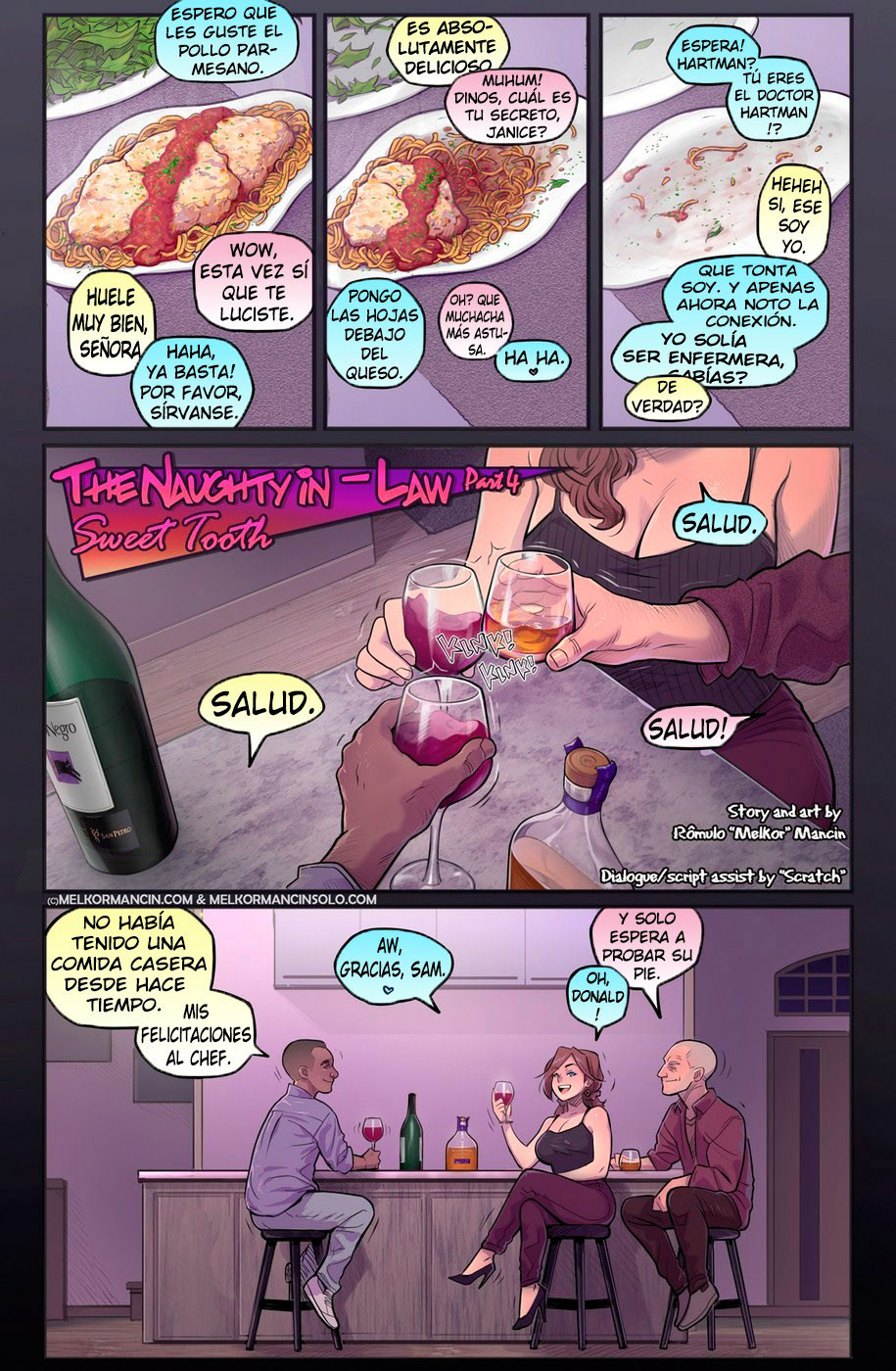 [Melkor (Romulo Mancin)] The Naughty in-Law Part 4 -Sweet Tooth