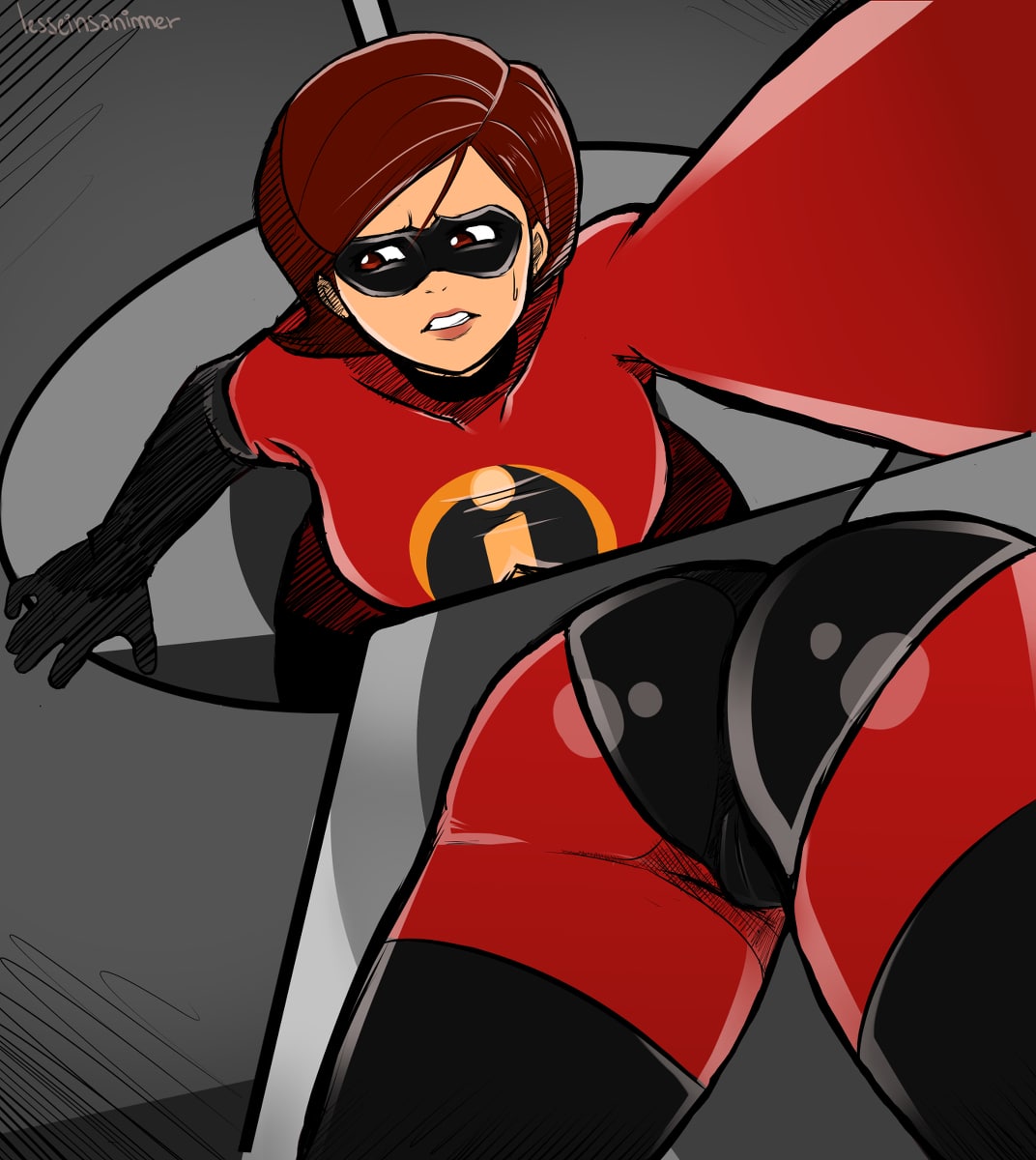 [lesseinsanimer] Helen Parr XXX (los Increíbles)