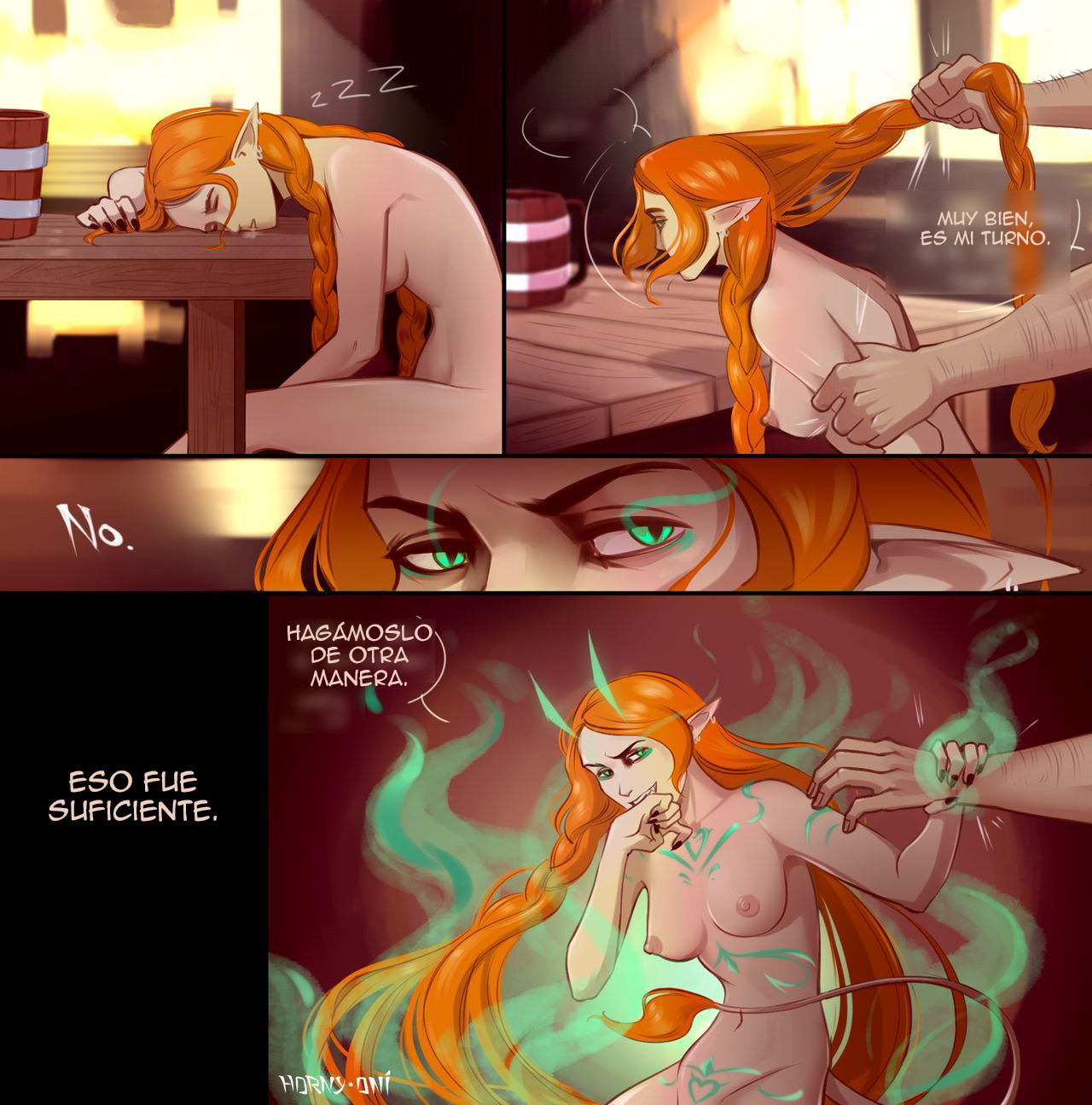 [Horny-Oni] The Gambler (Comic Porn)