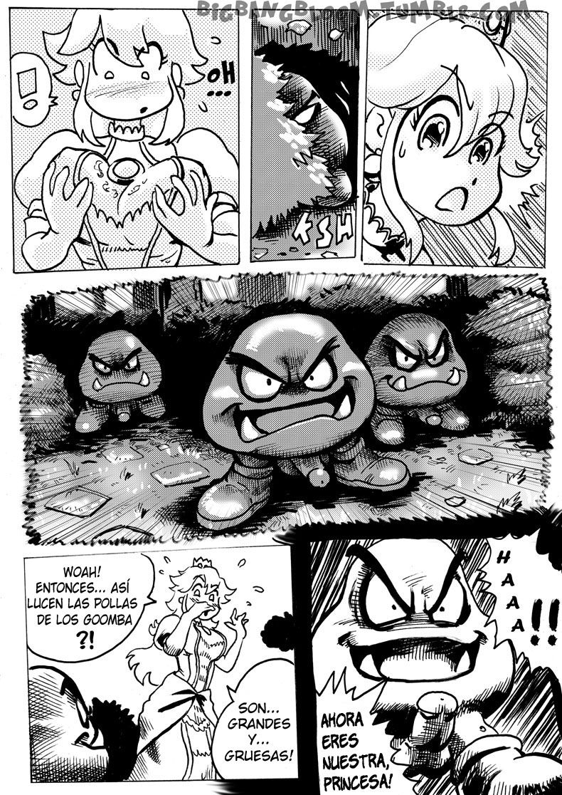 [BigBangBloom] Princess Peach- Wild Adventure (Comics Porn)