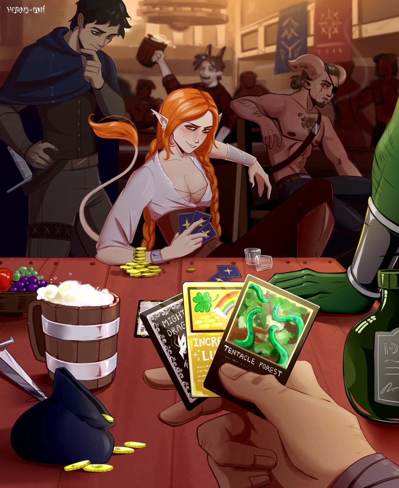 [Horny-Oni] The Gambler (Comic Porn)