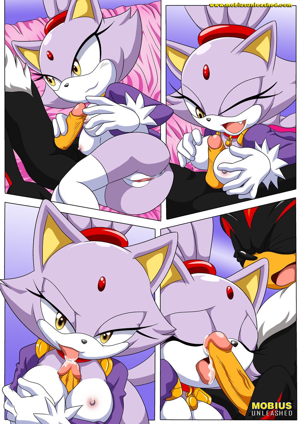 [Palcomix] Warn Bed Sheets (Sonic Porn)