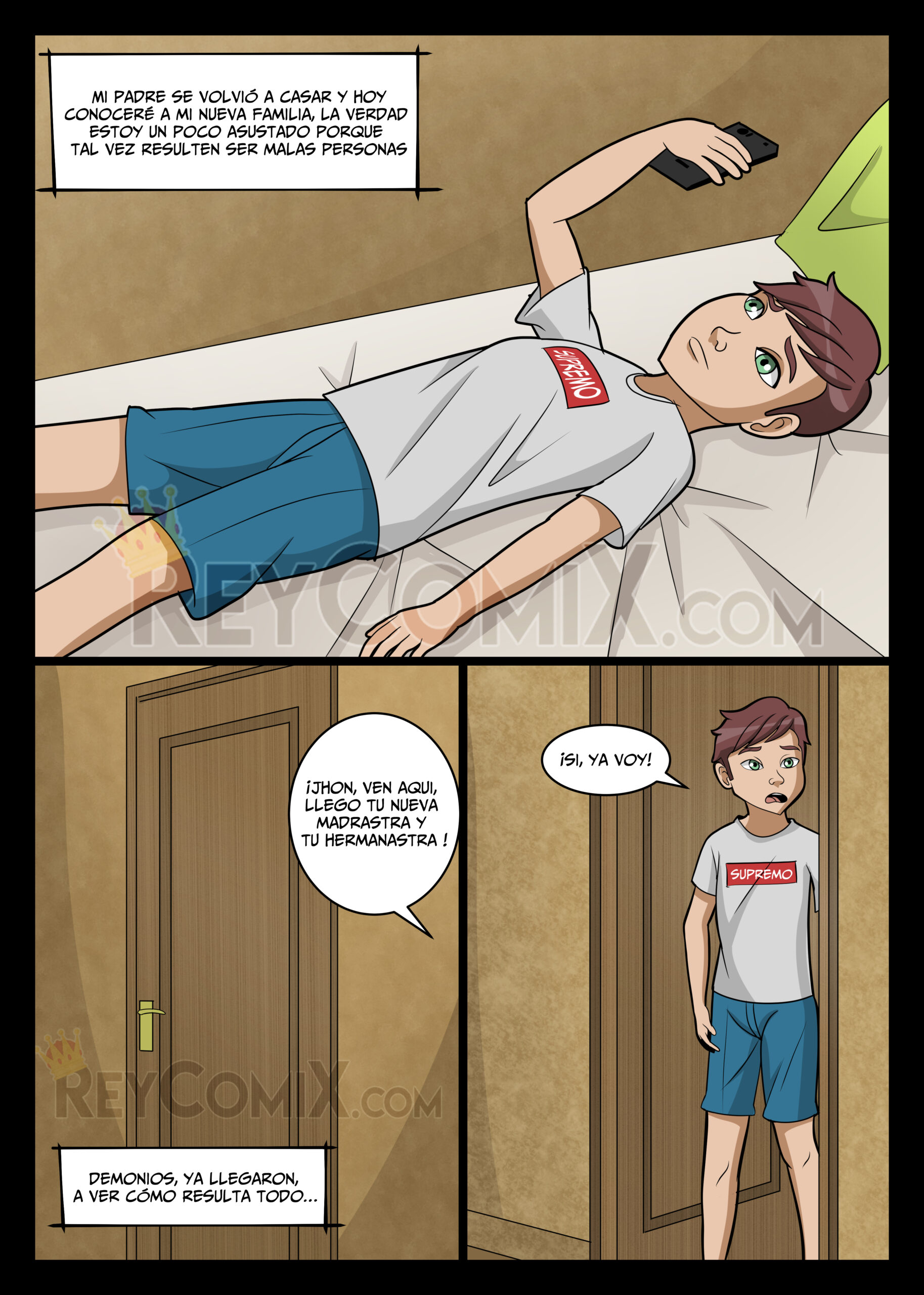 [Panthercomix] Mi Nueva Familia (Comics Porn)