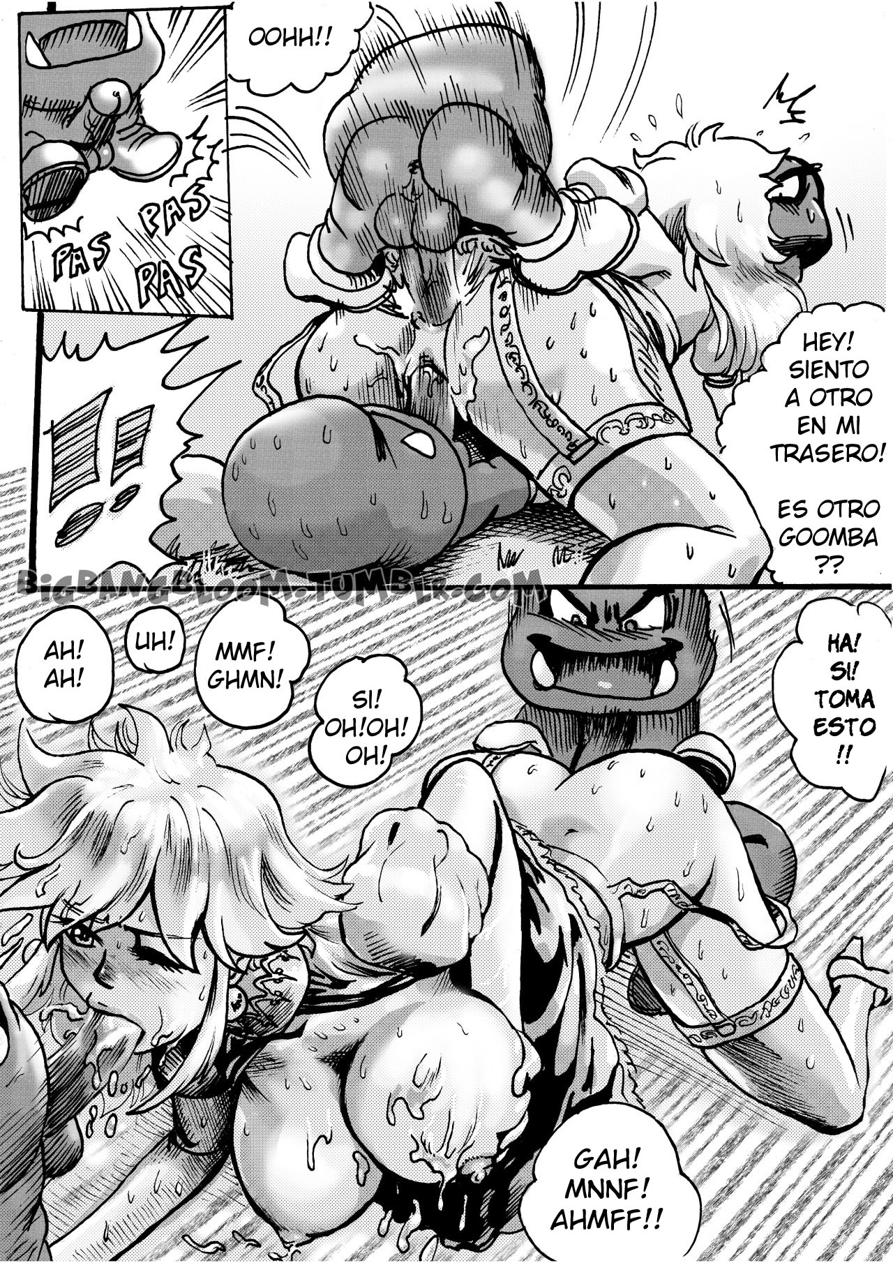 [BigBangBloom] Princess Peach- Wild Adventure (Comics Porn)