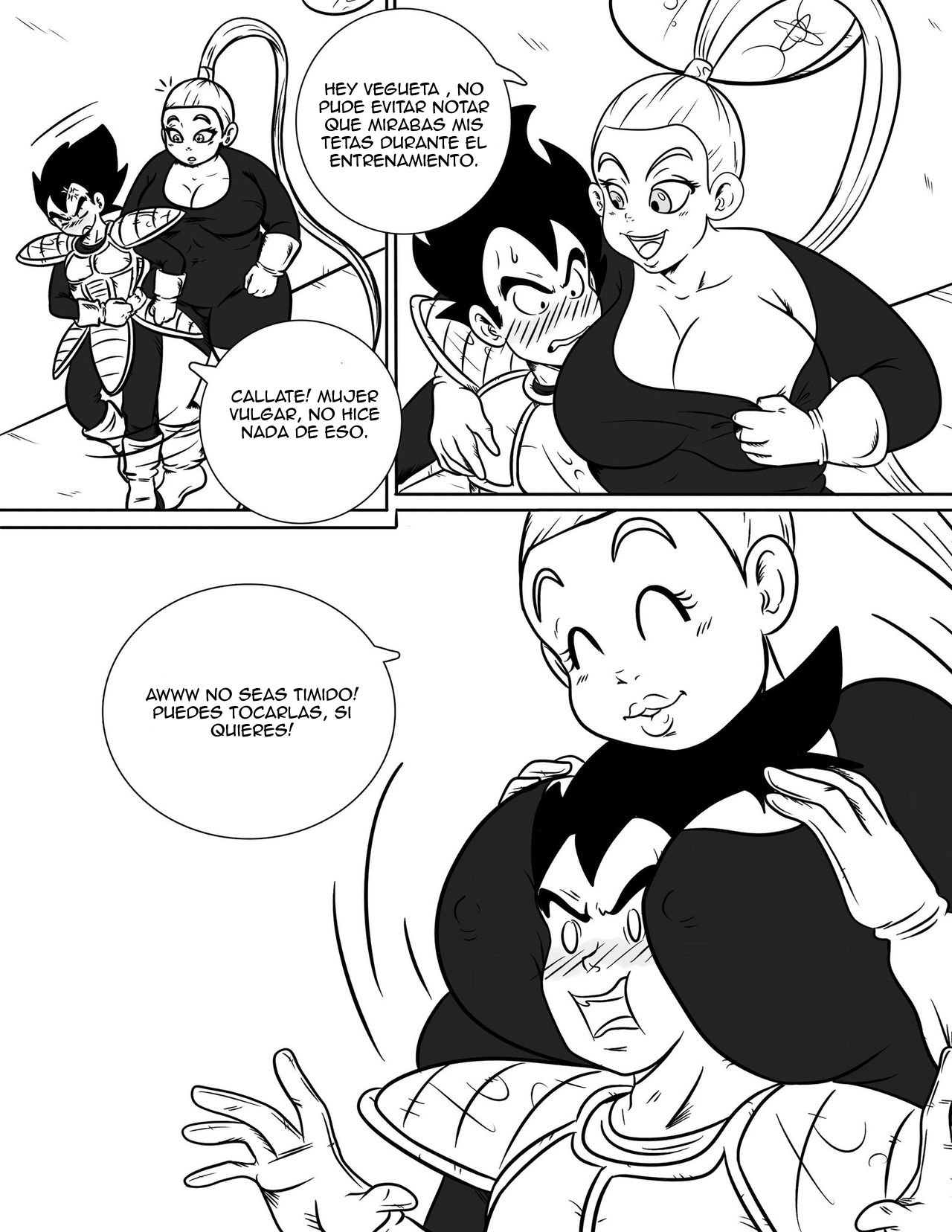 [Ukevegeta13] Enjoying Bonyu Boobies (Dragon Ball Z)