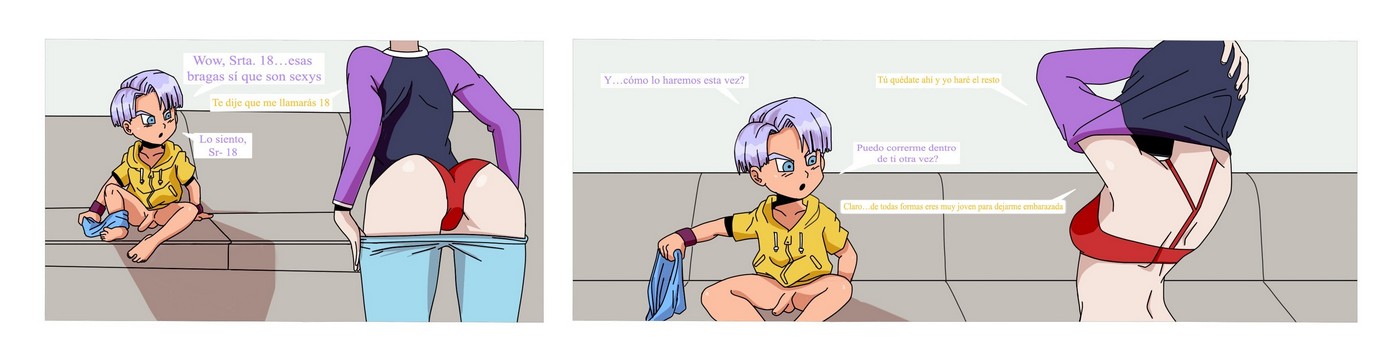 [Dude-doodle-do] Trunks x Android 18 Parte 1 (Dragon Ball Z)