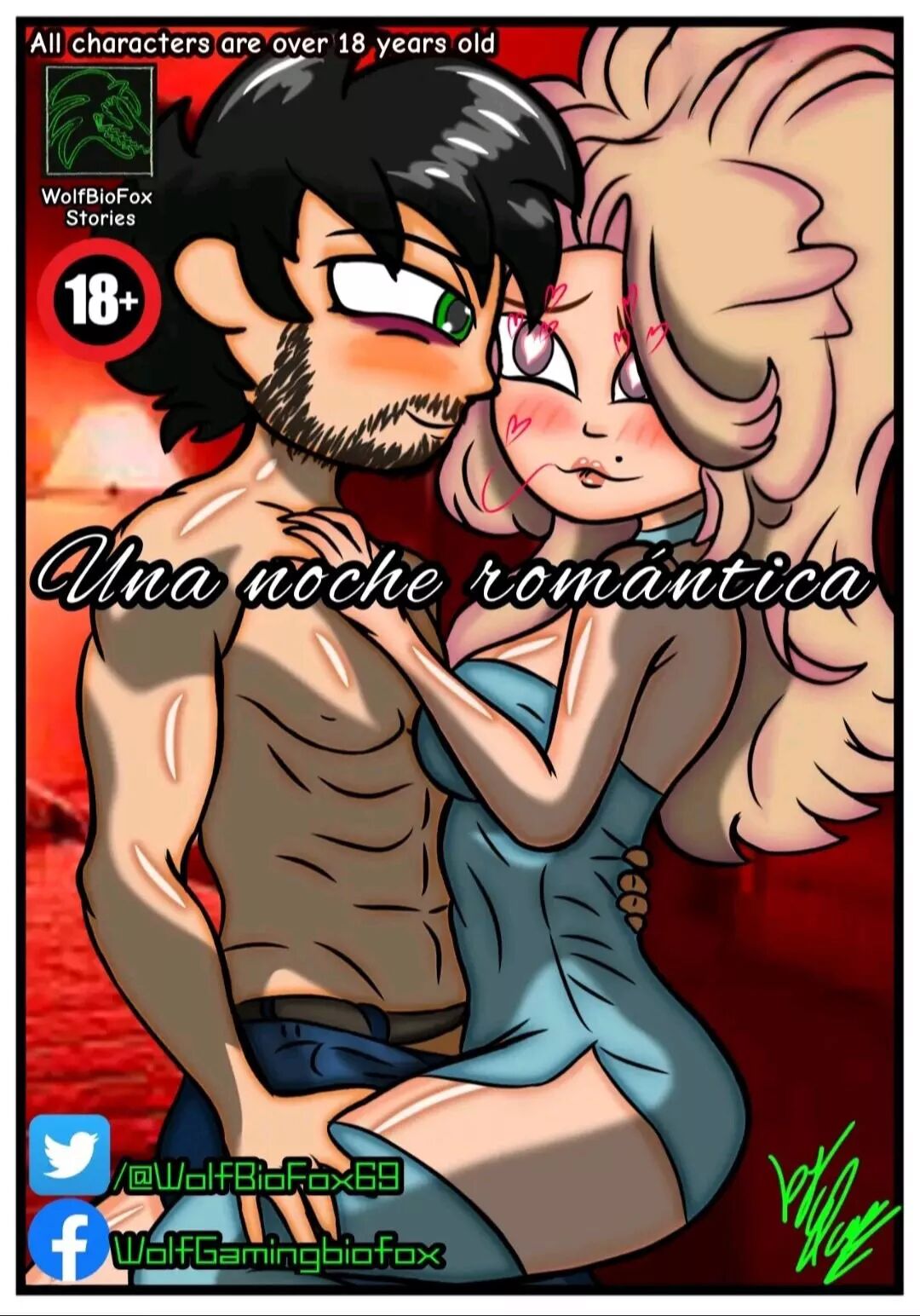 [WolfBioFox] Una Noche Romantica (Comic Porn)