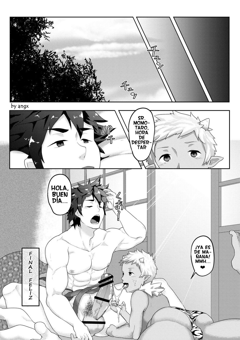 [PULIN Nabe (kakenari)] El cuento de Momotaro (Comic Porn)