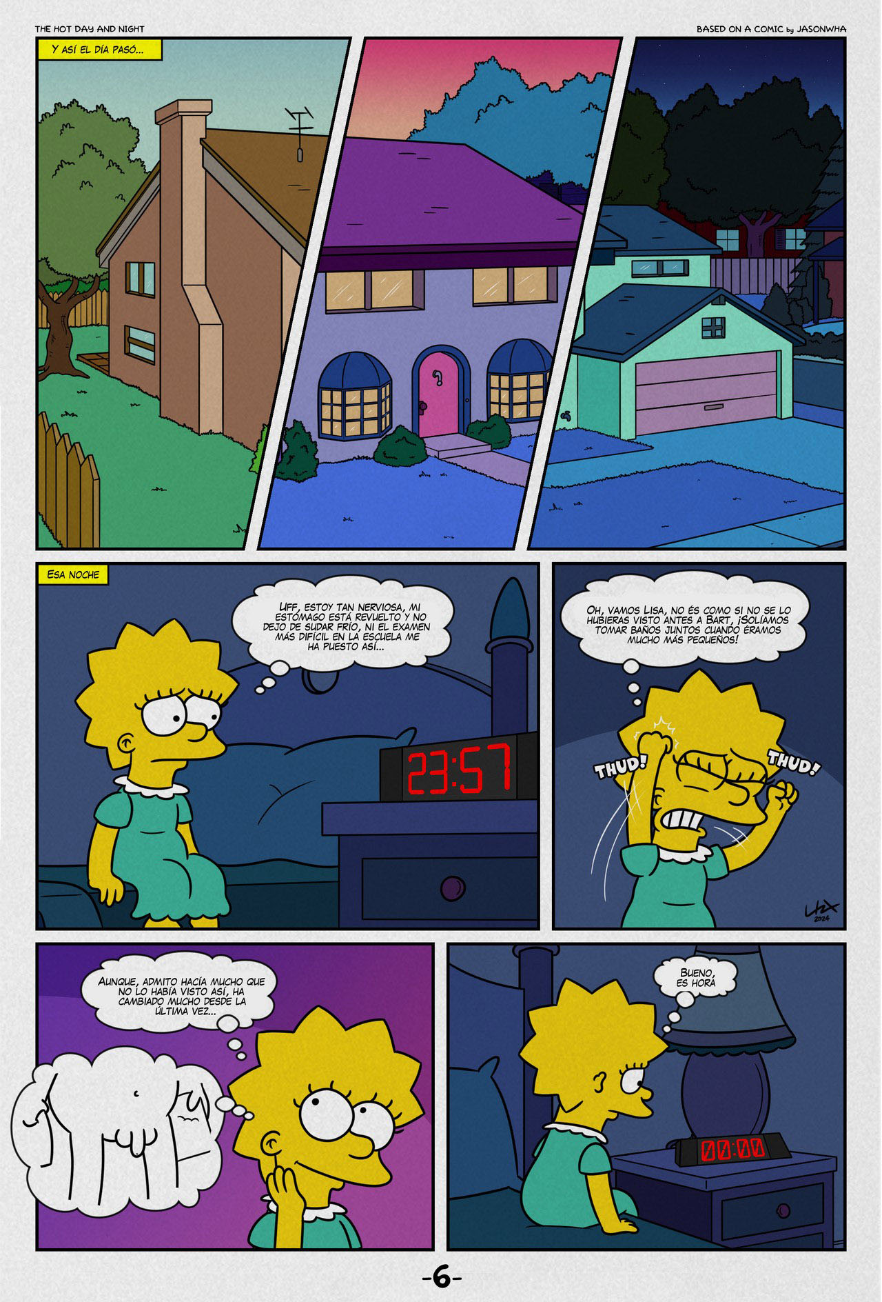 [Jasonwha] The HOT DAY and NIGHT (Los Simpson)