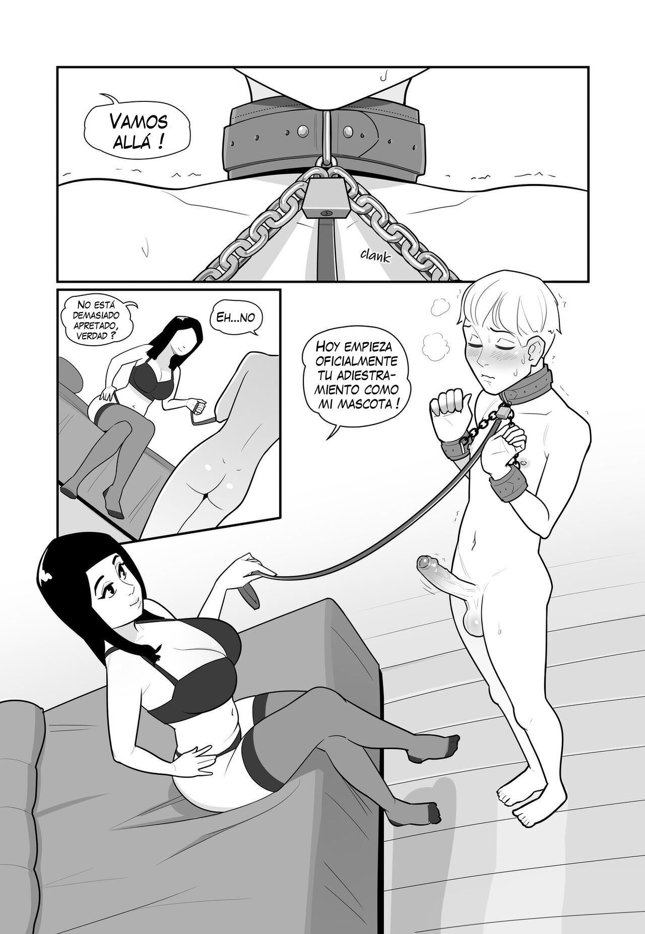 [Mare] Mi NOVIO es mi MASCOTA parte 1 (Comic Porn)