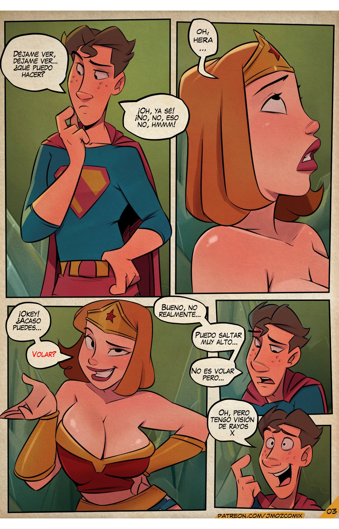 [JMoz] WONDER MOMMA vs SUPERBOY (Comic Porn)