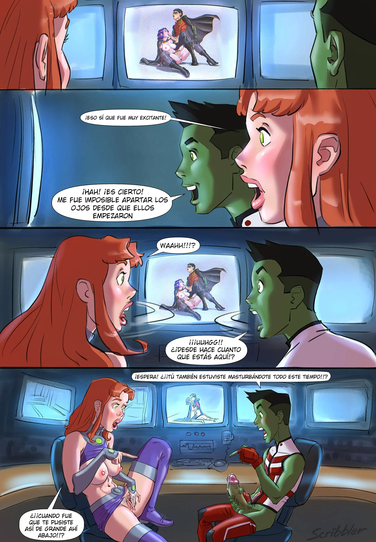 [Scribbler] Voyeurs (Teen Titans)