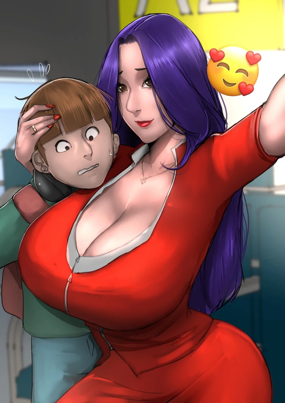 [Scarlett Ann] MILF AIRLINE (Comic Porn)