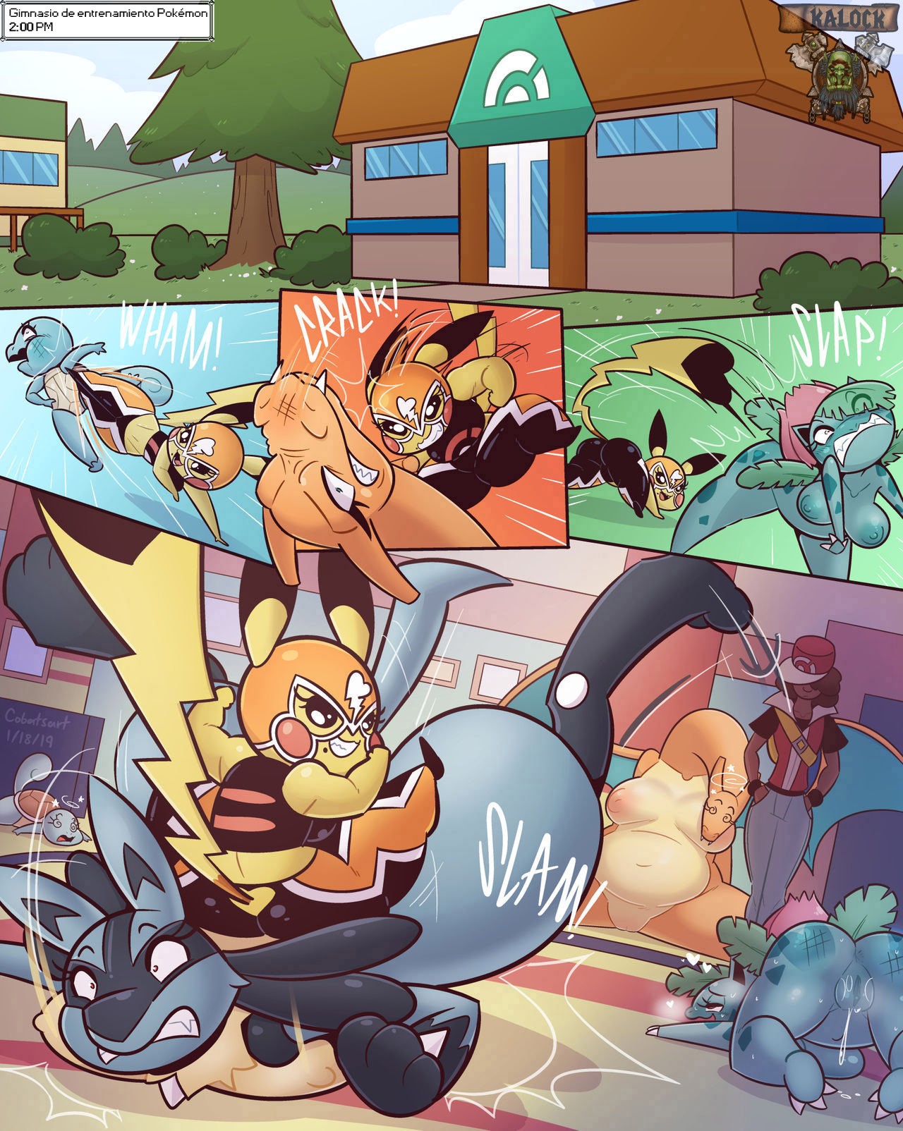 [Cobatsart] Un Típico Día De Entrenamiento Para Chica (Pokemon