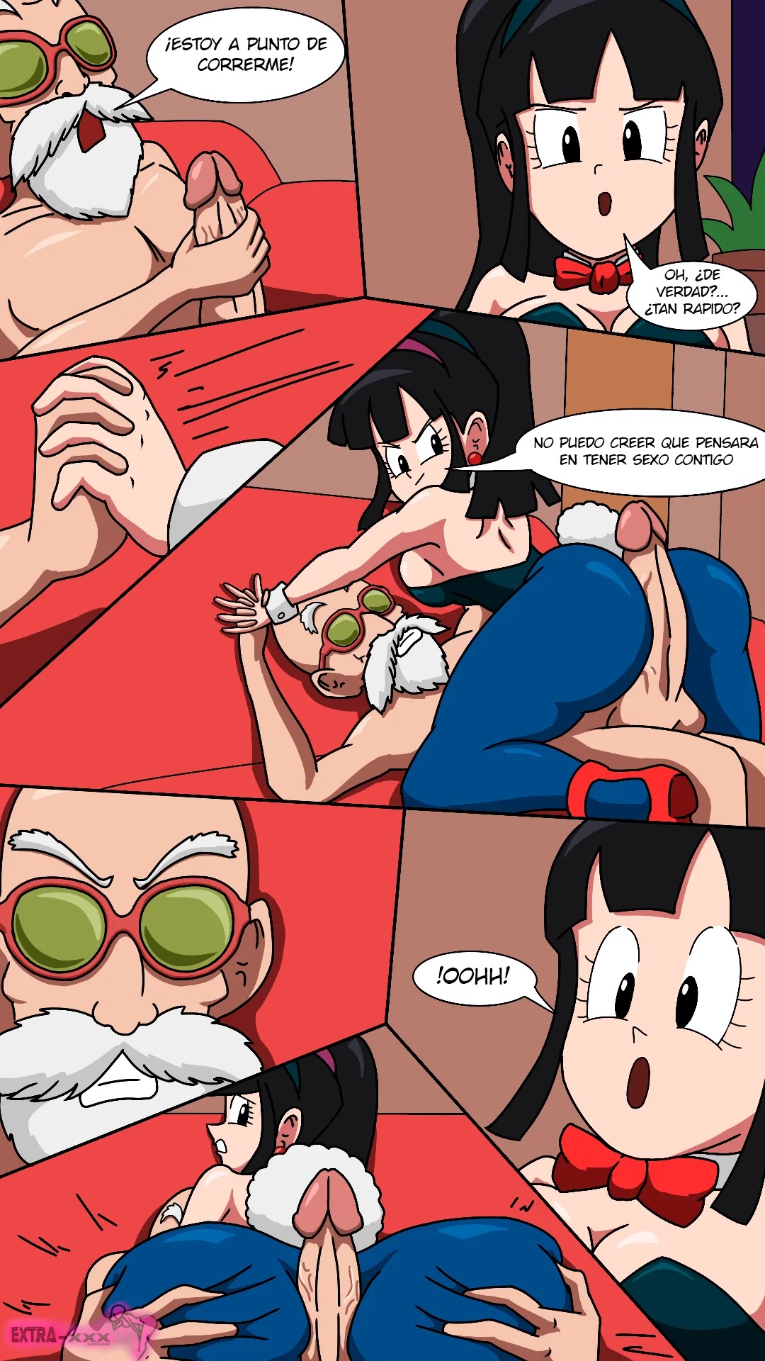 [Extranimacion] CHICHI x ROSHI (Dragon Ball Z)