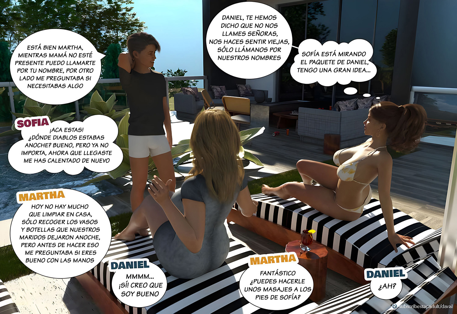 [Daval3D] Immoral Desires 8 (Comic Porn)