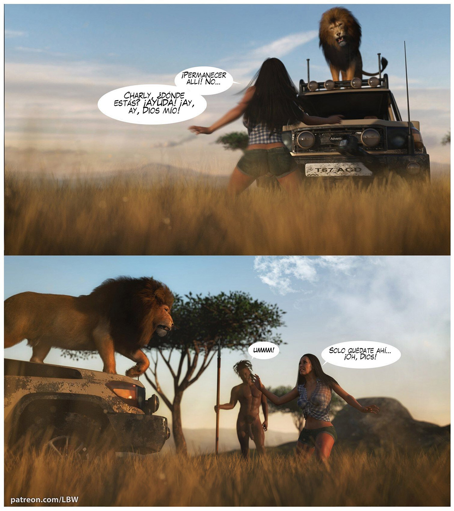 [LBW] The SAFARI ADVENTURE (Comic Porn)