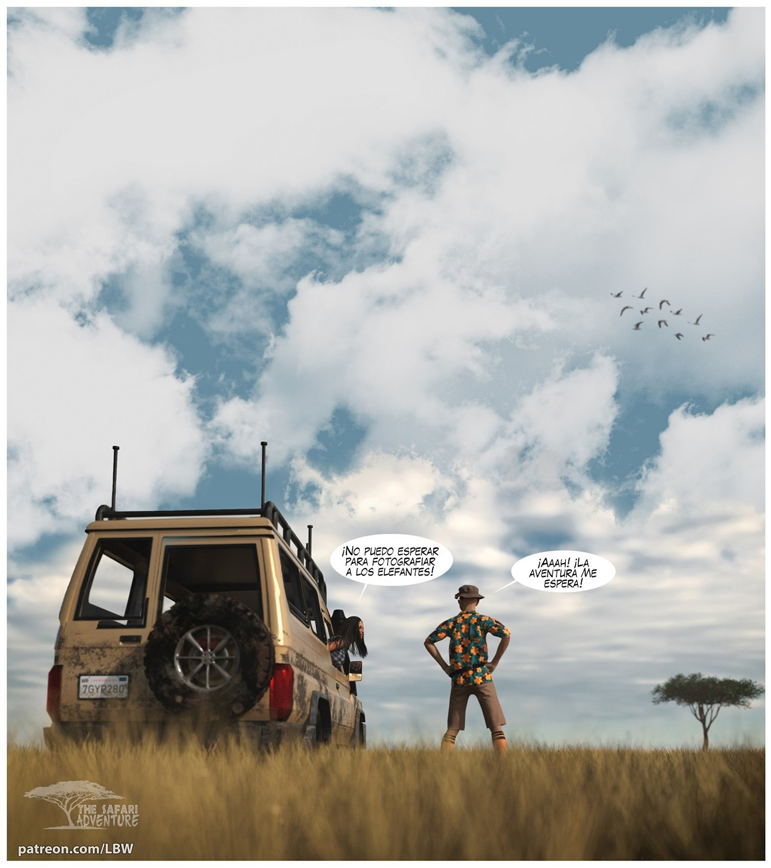 [LBW] The SAFARI ADVENTURE (Comic Porn)