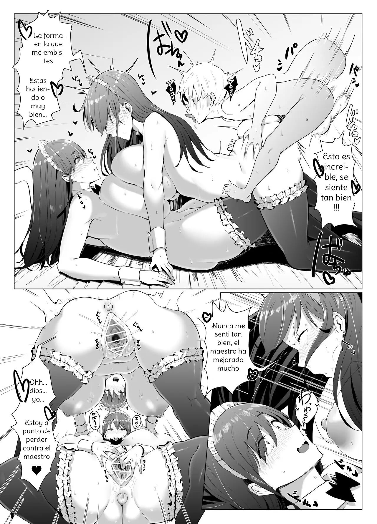 [Joucho Antei (Joucho)] Koushinchou Futago Maid no Ochinpo Lesson
