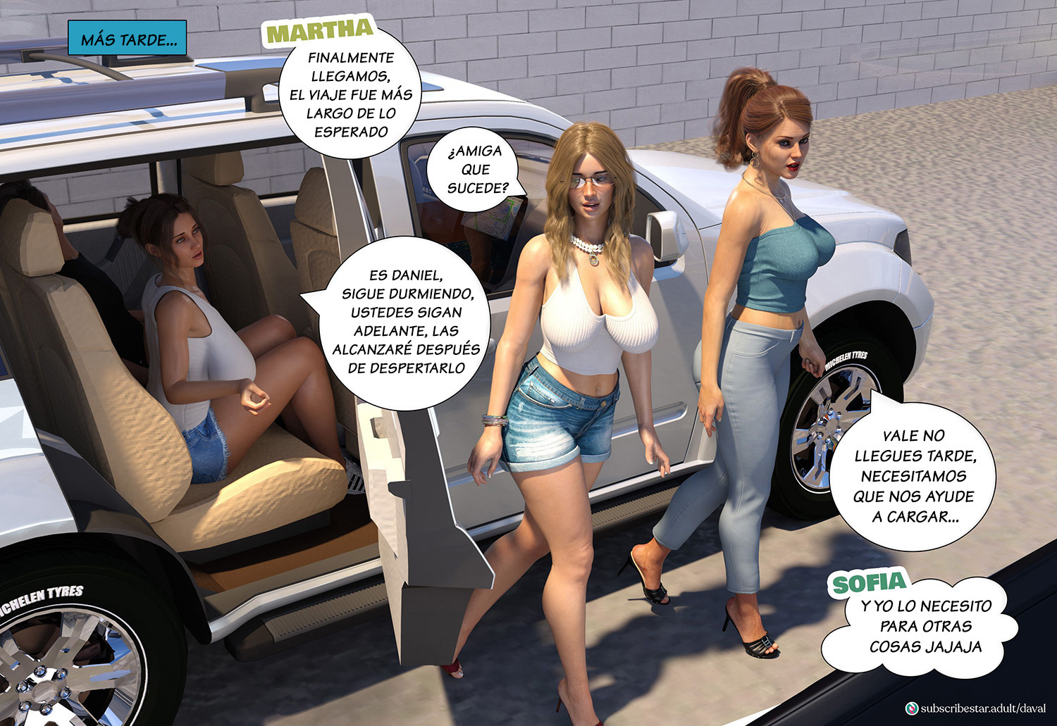 [Daval3D] Immoral Desires 8 (Comic Porn)