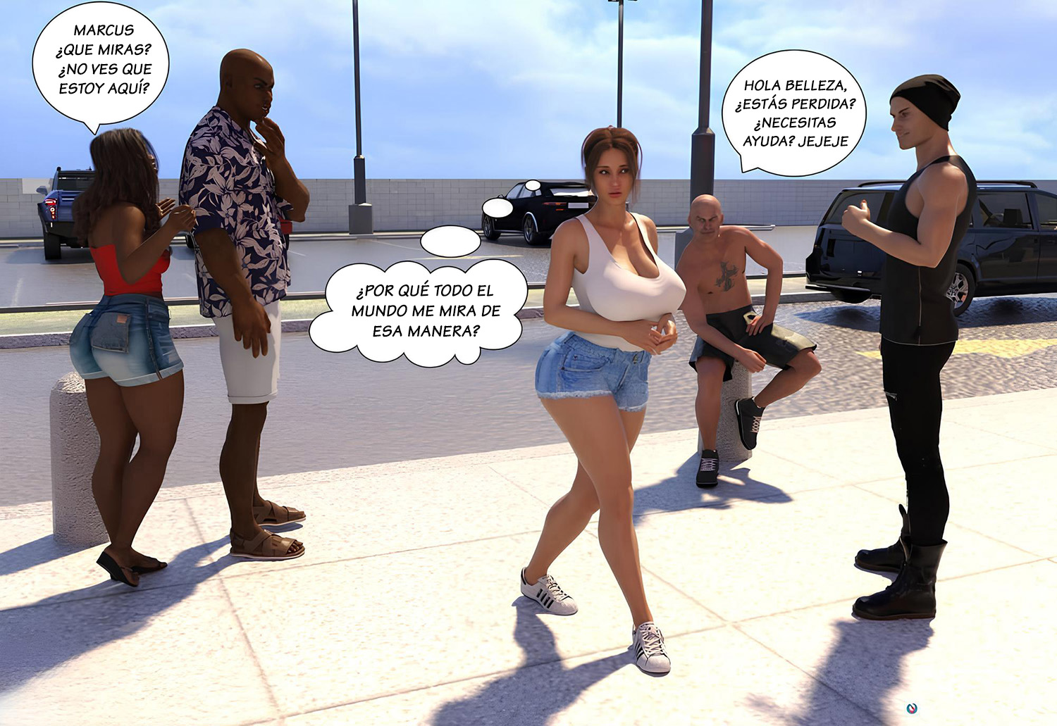 [Daval3D] Immoral Desires 8 (Comic Porn)