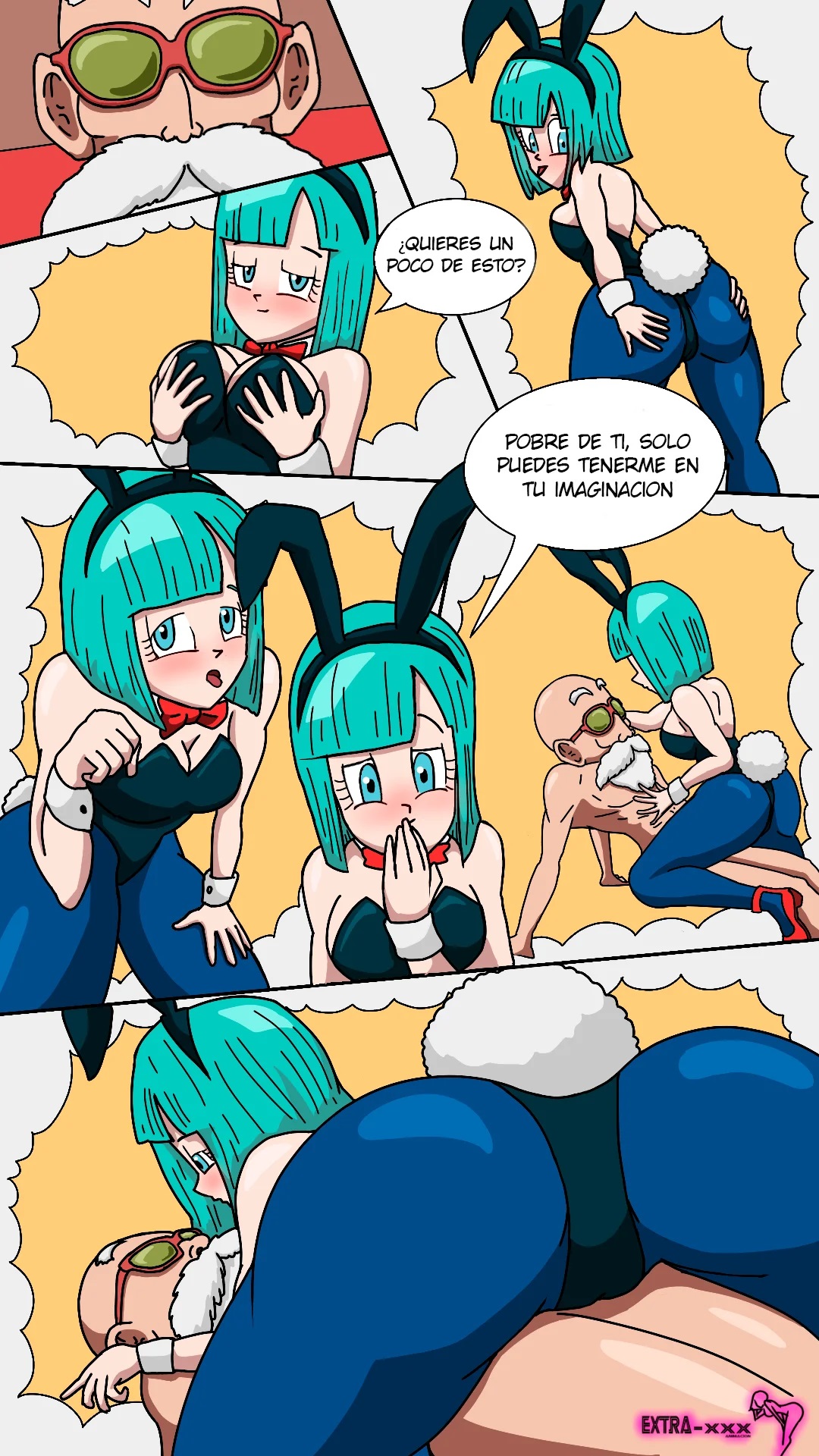[Extranimacion] CHICHI x ROSHI (Dragon Ball Z)