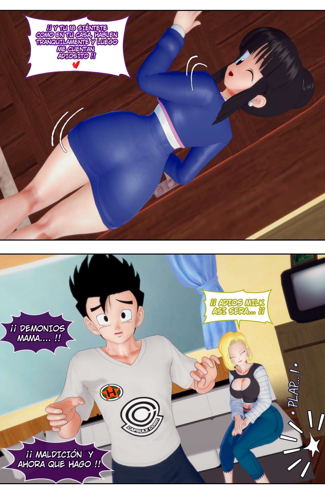 [NFTS_Waifuz] Usando el lascivo cuerpo de N18 a cambio de lecciones de estudio (Dragon Ball Z)