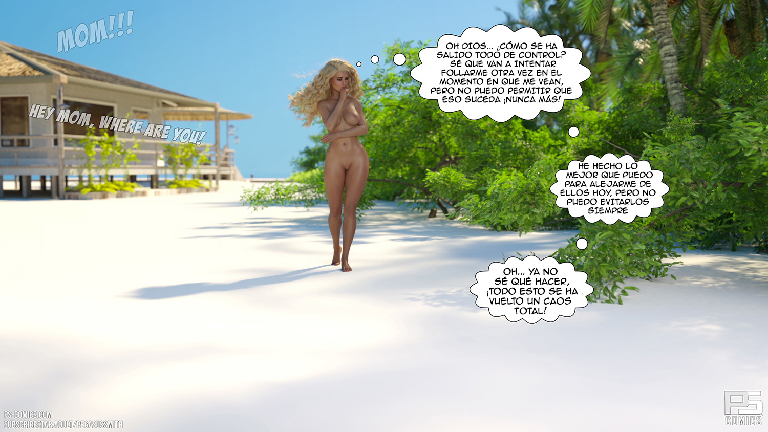 [Pegasus Smith] AU NATUREL — Nudist Resort parte 21 (Comic Porn)