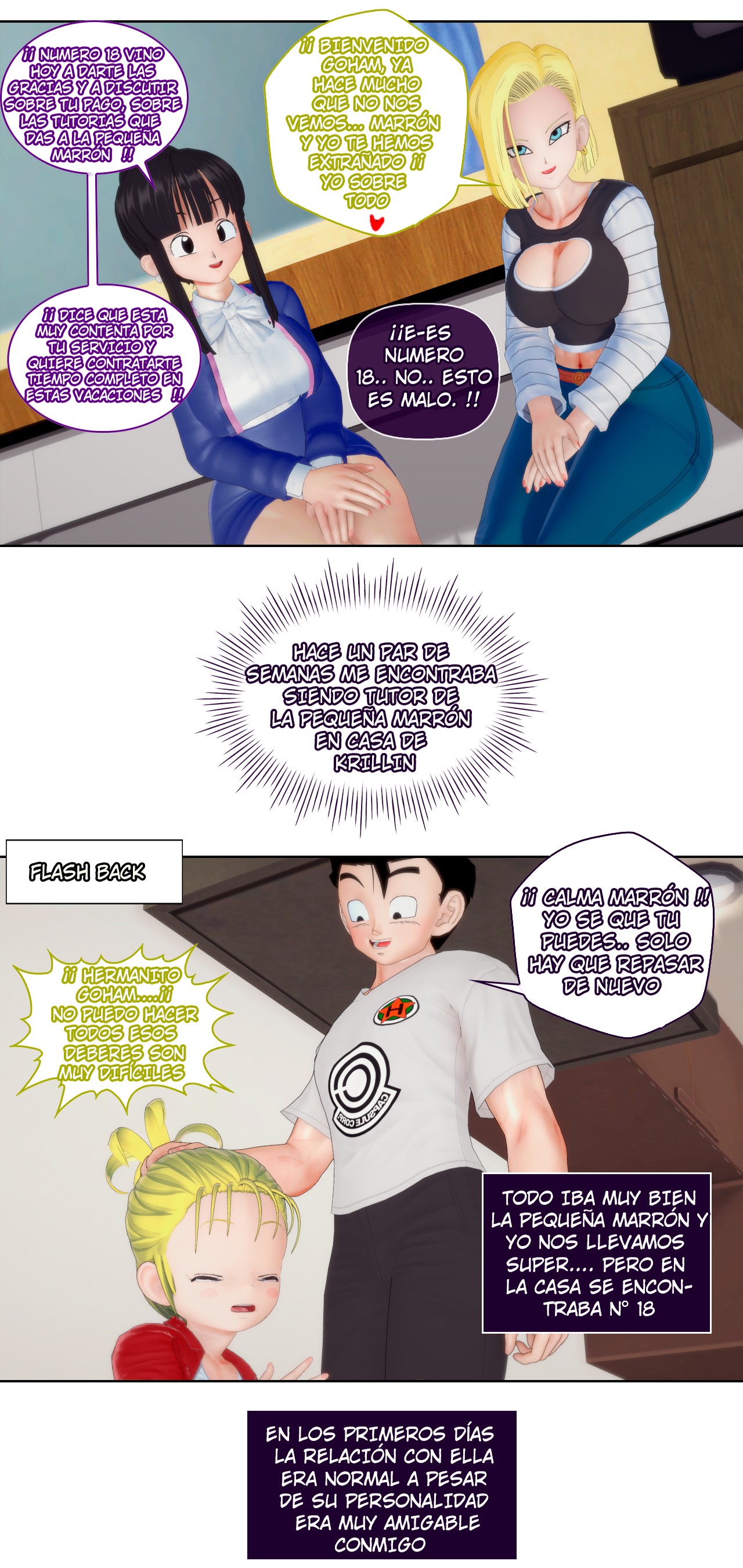 [NFTS_Waifuz] Usando el lascivo cuerpo de N18 a cambio de lecciones de estudio (Dragon Ball Z)