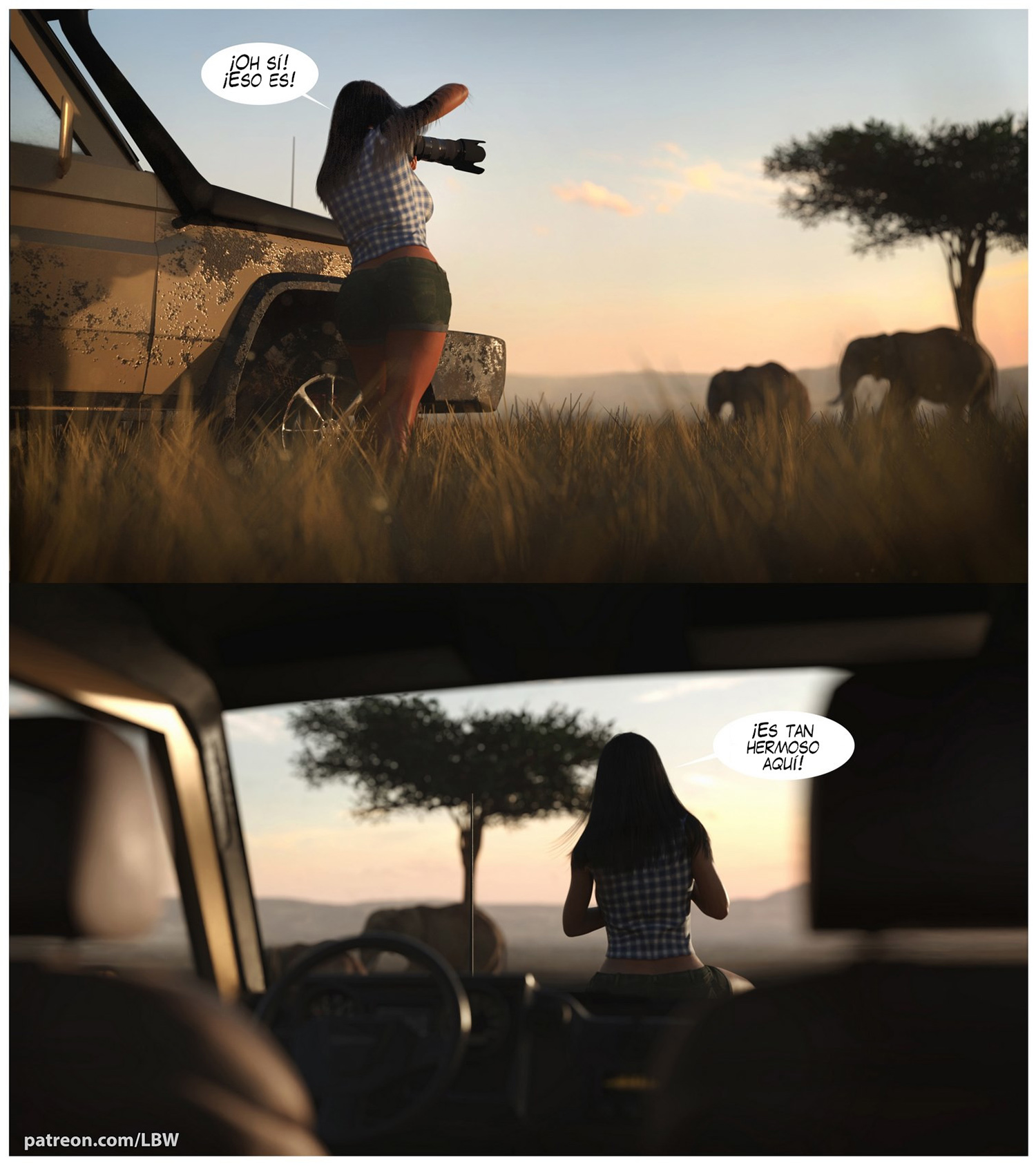 [LBW] The SAFARI ADVENTURE (Comic Porn)