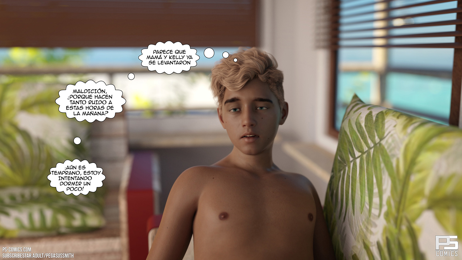 [Pegasus Smith] AU NATUREL — Nudist Resort parte 20 (Comic Porn)