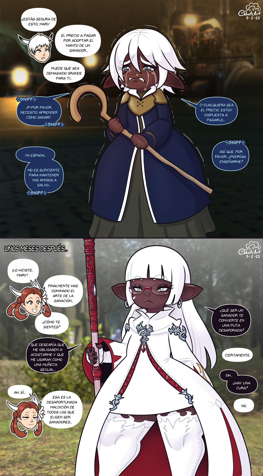 [Cobatsart] Mary Muffin — Drk CHOCOLATE Cake (Comic Porn)