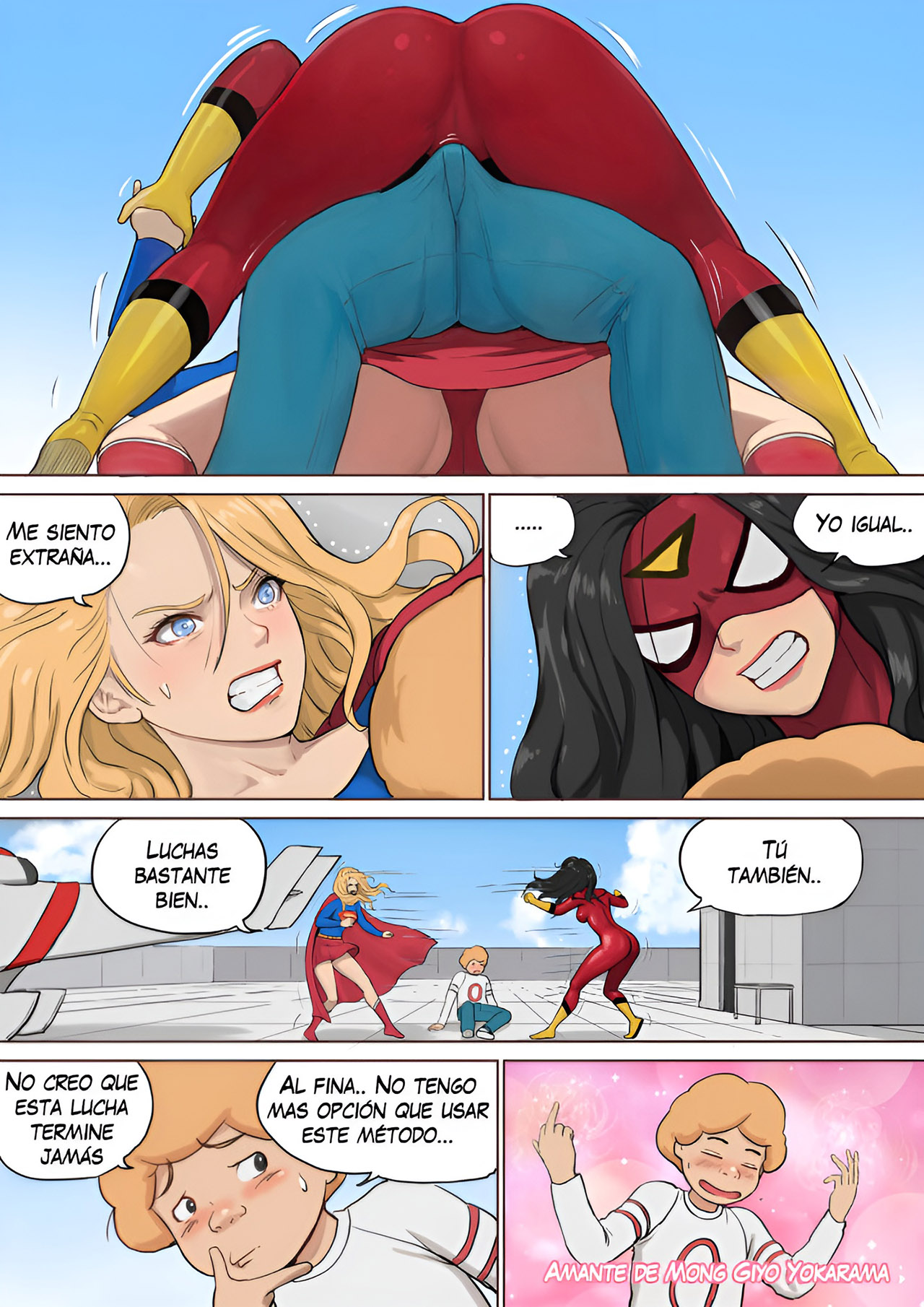 [Mezzo] SUPERGIRL and SPIDERWOMAN (Comic Porn)
