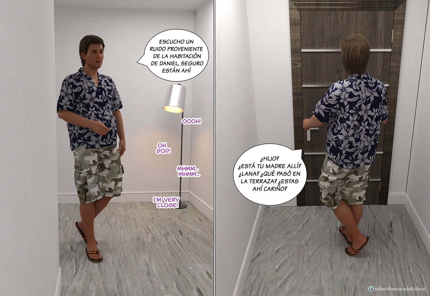 [Daval3D] Immoral Desires 8 (Comic Porn)